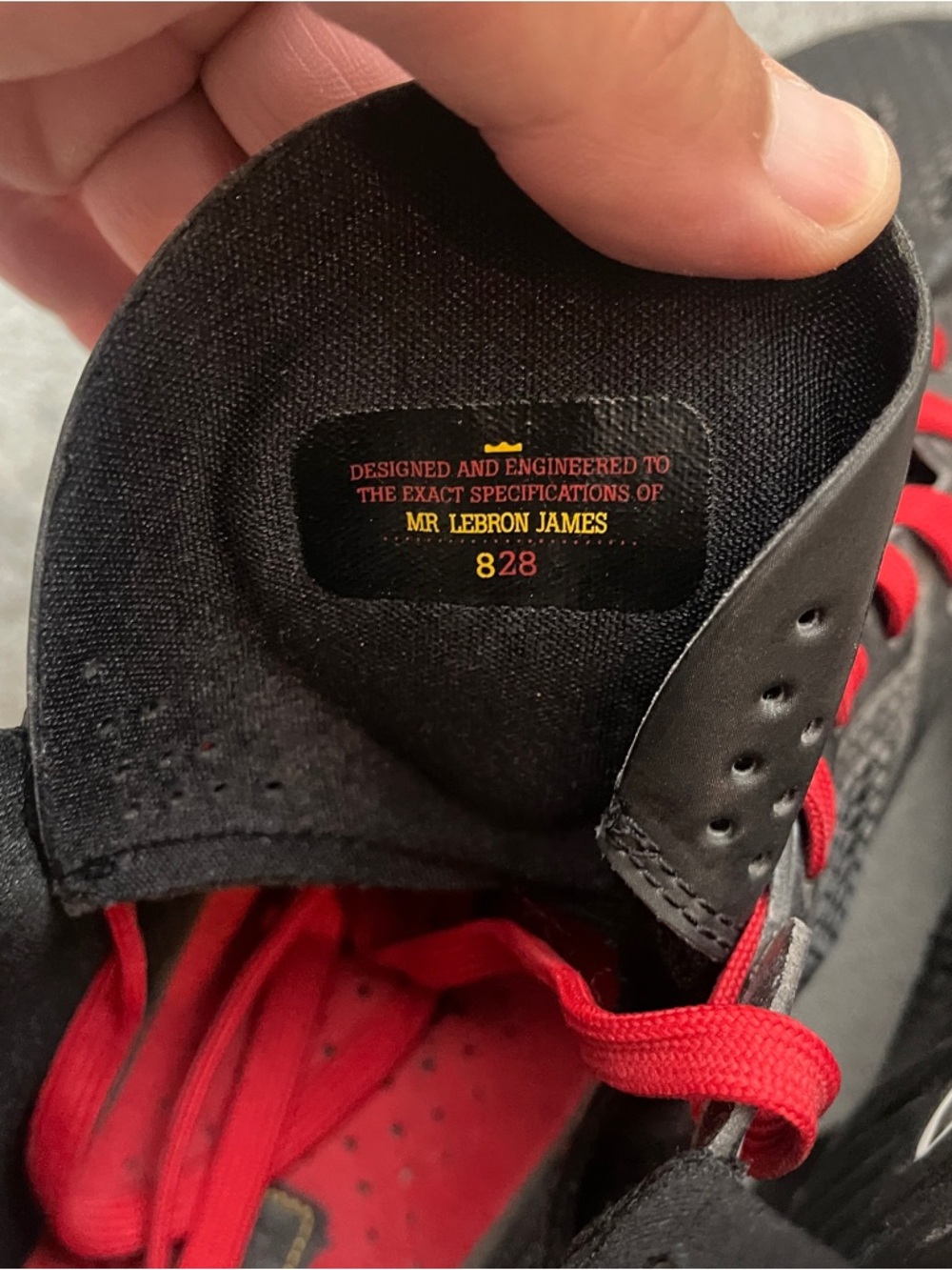 Nike Air Max LeBron 8 P.S. Mens 11.5 Black And Red - Picture 9 of 11